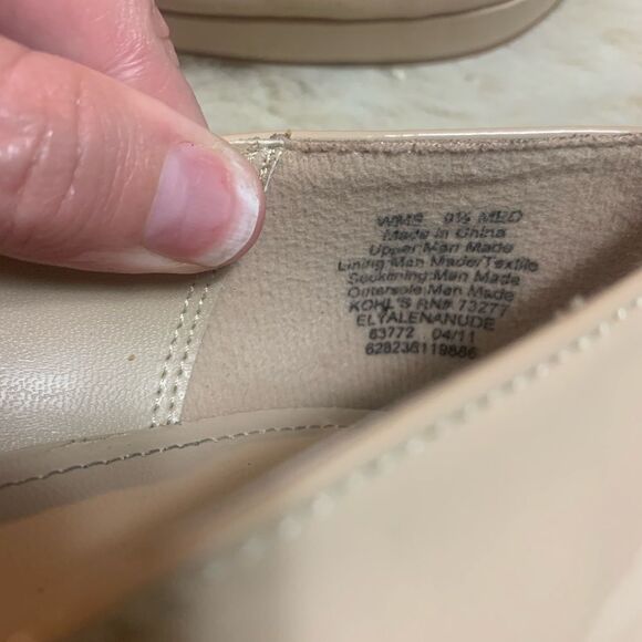 Elle Nude Patent Heels size 9.5 - Picture 3 of 9